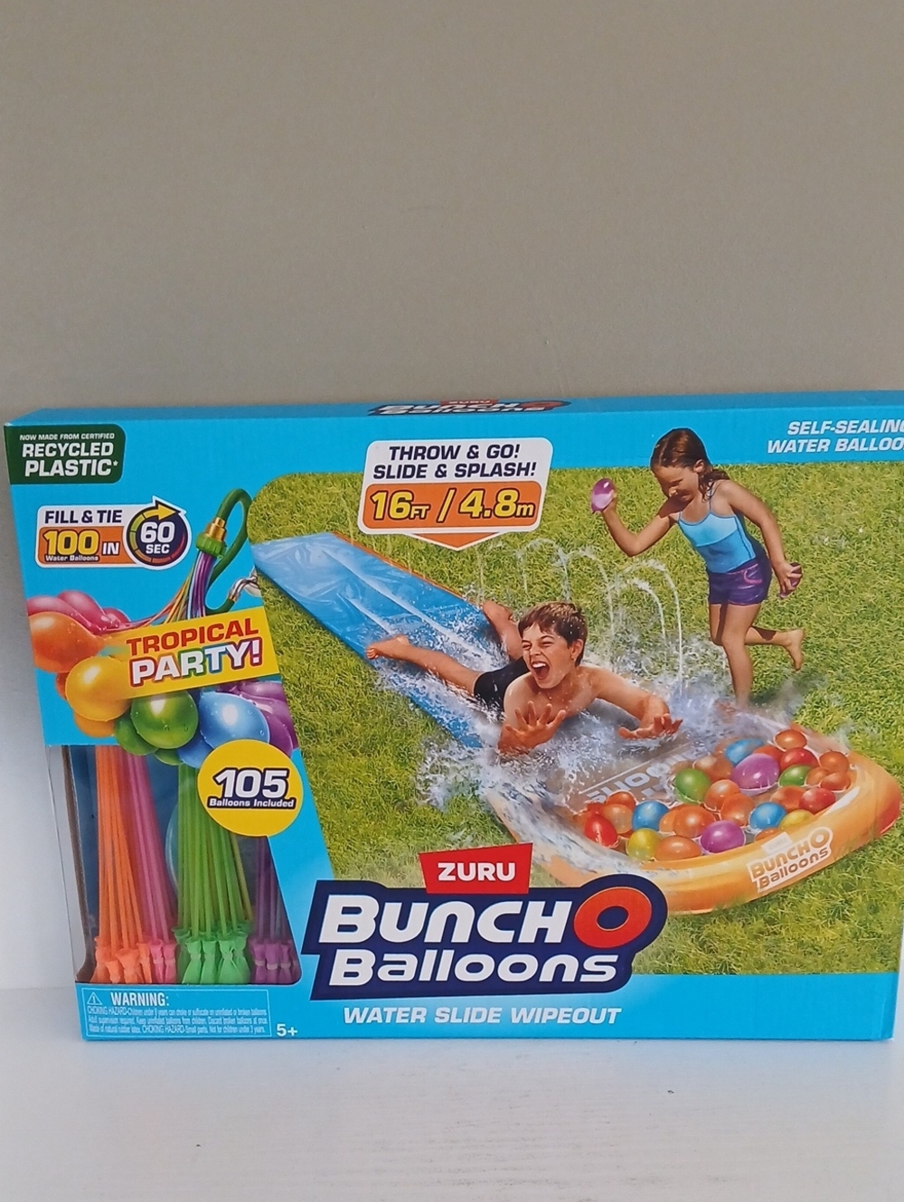 Bunch O Balloons Water Slide Wipeout